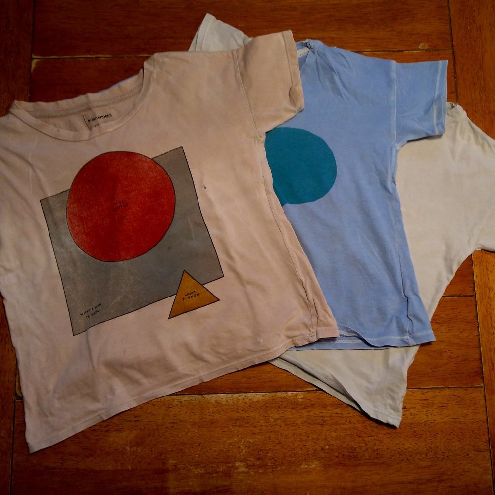 Bobo Choses 3 T-Shirts Sz 6-7